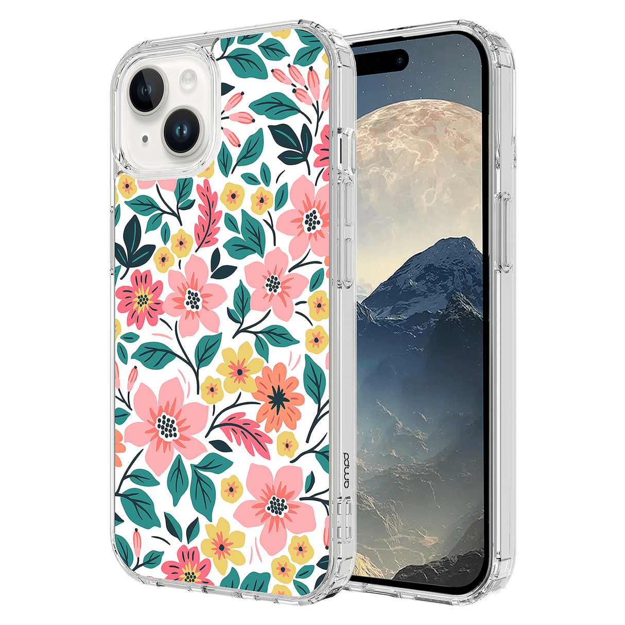 Ampd - Tpu / Acrylic Hd Print Magsafe Case For Apple Iphone 15 - Wildflower