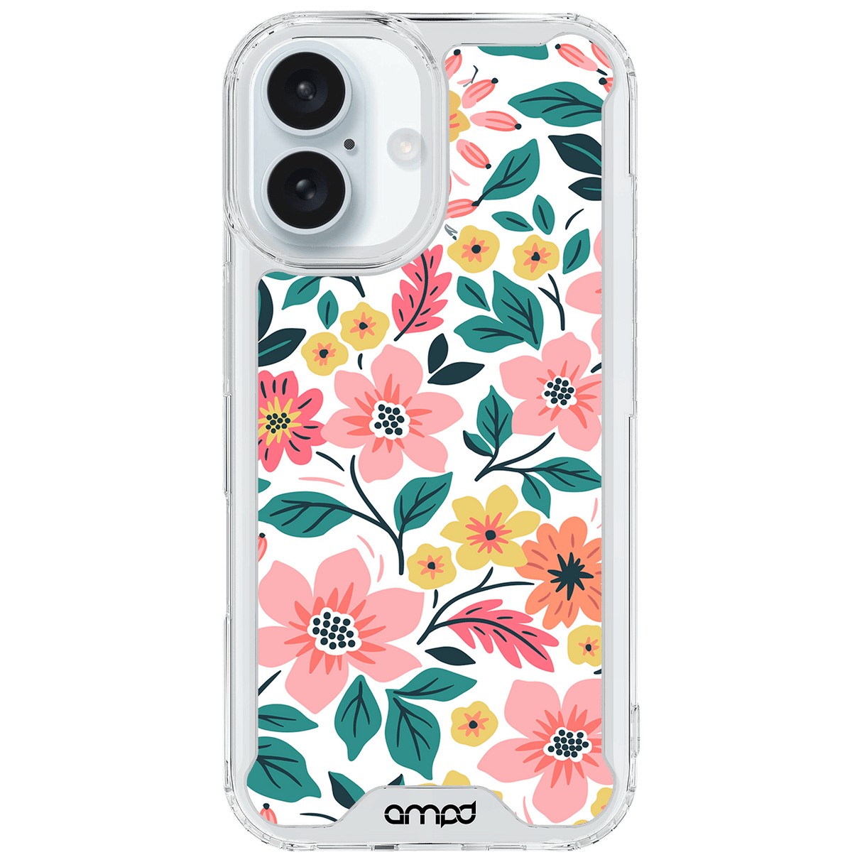 Ampd - Tpu / Acrylic Hd Print Magsafe Case For Apple Iphone 16 - Wildflower