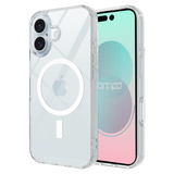 Ampd - Tpu / Acrylic Crystal Clear Magsafe Case For Apple Iphone 16 - Clear