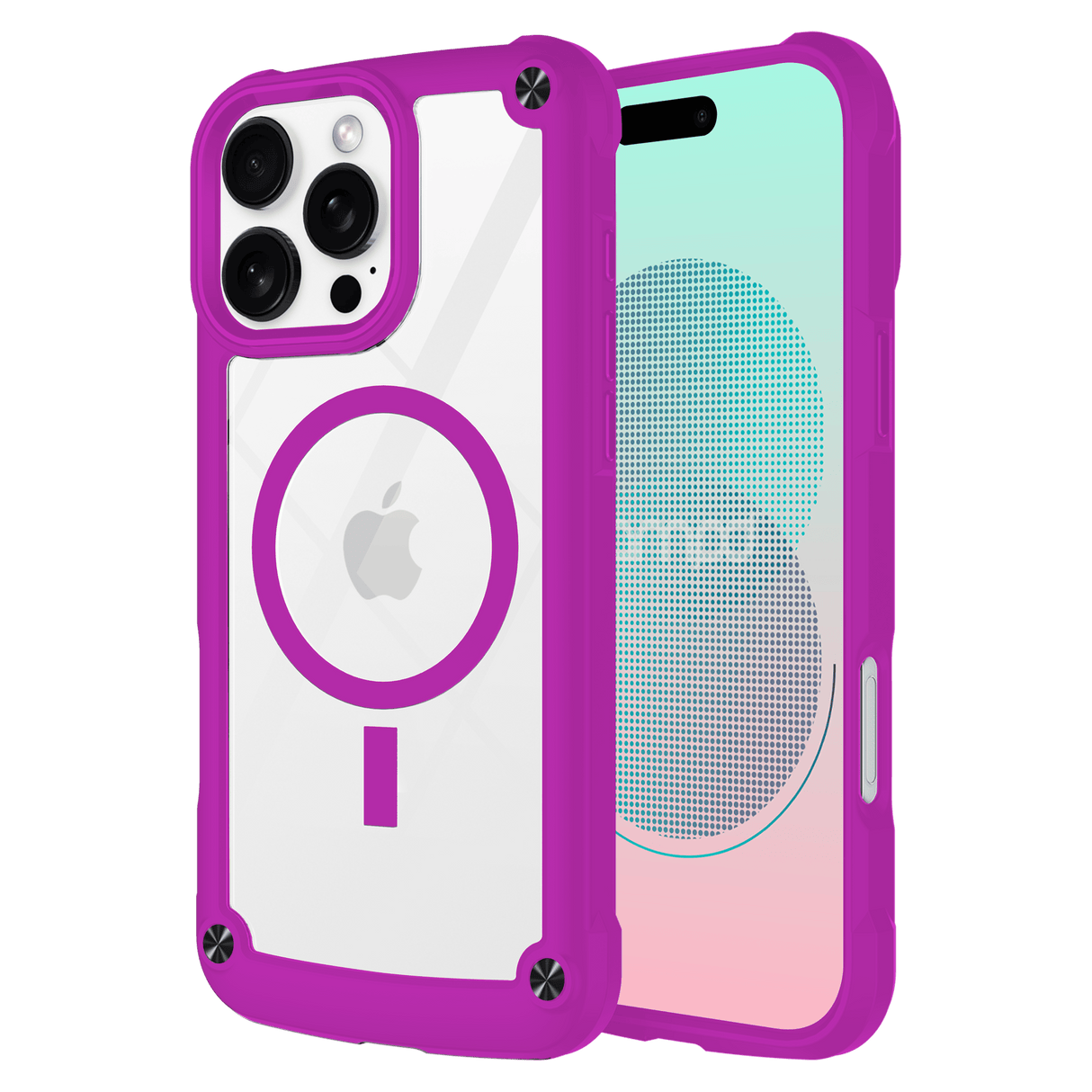 Ampd - Durabump Magsafe Case For Apple Iphone 16 Pro Max - Purple