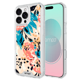 Ampd - Tpu / Acrylic Hd Print Magsafe Case For Apple Iphone 16 Pro Max - Blue Blossom