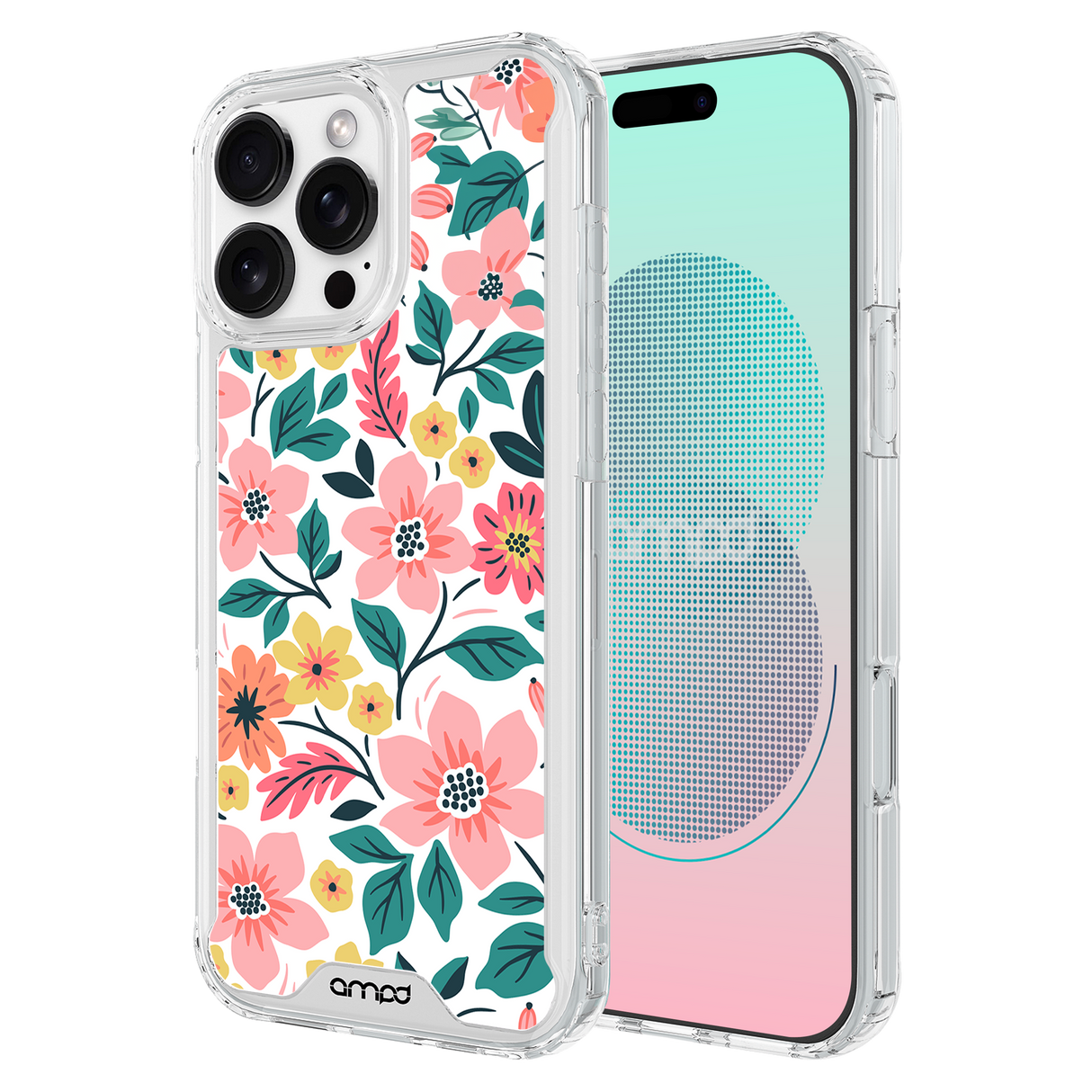 Ampd - Tpu / Acrylic Hd Print Magsafe Case For Apple Iphone 16 Pro Max - Wildflower