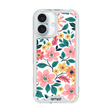 Ampd - Tpu / Acrylic Hd Print Magsafe Case For Apple Iphone 16 Plus - Wildflower