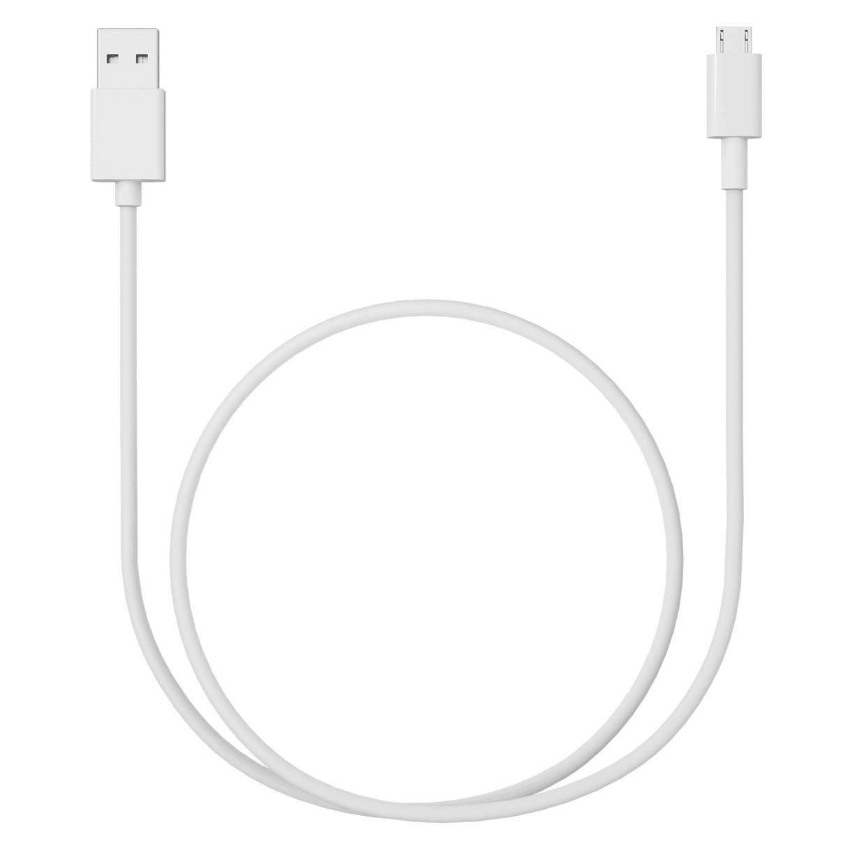 Ampd - Volt Plus Premium Micro Usb Data Cable 5ft - White