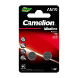 CAMELION AG10 / 389 / LR1130 BATTERY - 2PK