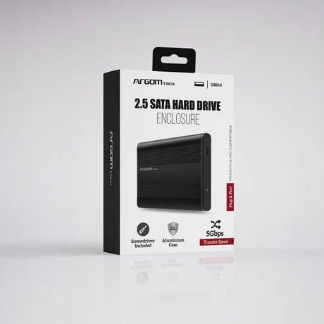 Argom Tech 2.5 SATA Hard Drive Enclosure - retail box