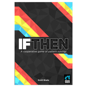 If Then cooperative code-breaking card game by Arcane Wonders, front of box