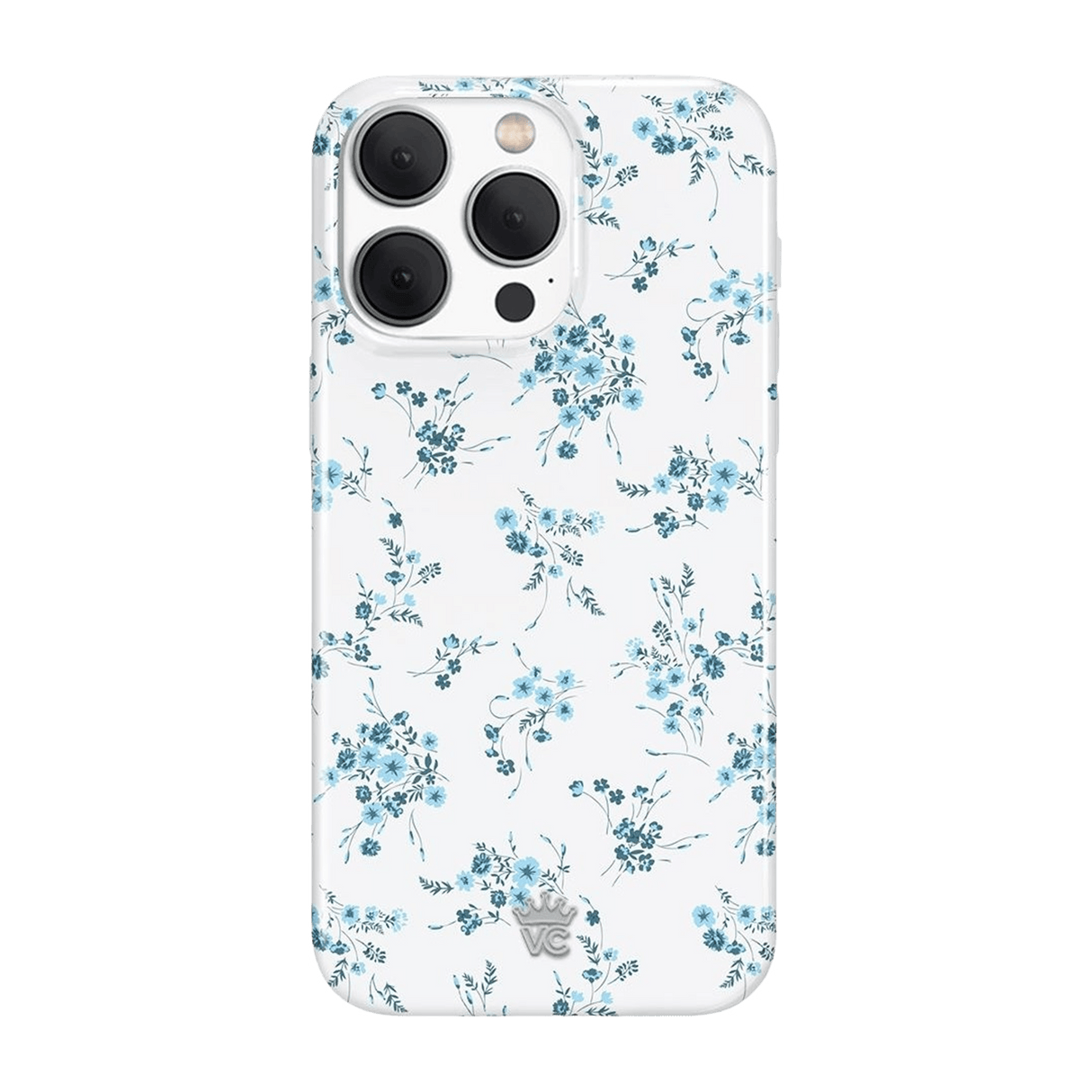 Velvet Caviar - Magsafe Case For Apple Iphone 15 Pro - French Blue Floral