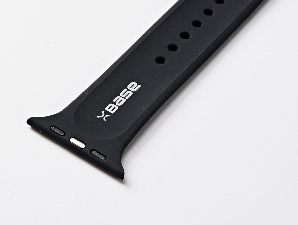 BASE APPLE WATCH SILICONE BANDS - LARGE (42/44MM) - BLACK - image 4