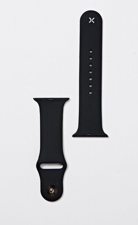 Base Apple Watch Silicone Bands - Large (42/44mm) - Black