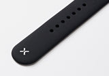 BASE APPLE WATCH SILICONE BANDS  - LARGE (42/44MM) - BLACK