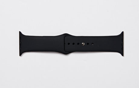 Base Apple Watch Silicone Bands - Large (42/44mm) - Black