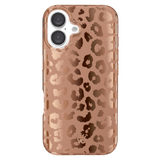 Velvet Caviar - Magsafe Case For Apple Iphone 16 - Bronze Chrome Leopard