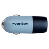 Ventev - 12w Usb-a Car Charger - Dark Gray