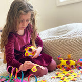 Clixo Crew 30 Piece Pack - The Flexible, Durable, Imagination-Boosting Magnetic Building Toy - Modern, Modular Designs for Hours of STEM Play. A Multi-Sensory Magnet Toy Experience Anywhere! Ages 4-99