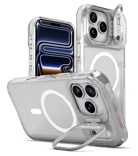 xBase iPhone 17 Pro - Crystalline Pro with Kickstand MagSafe - High Quality - Clear - image 1