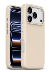 xBase iPhone 17 Pro - Liquid Silicone Gel/Rubber MagSafe Compatible Case - Desert Gold - image 1