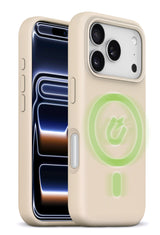 xBase iPhone 17 Pro - Liquid Silicone Gel/Rubber MagSafe Compatible Case - Desert Gold