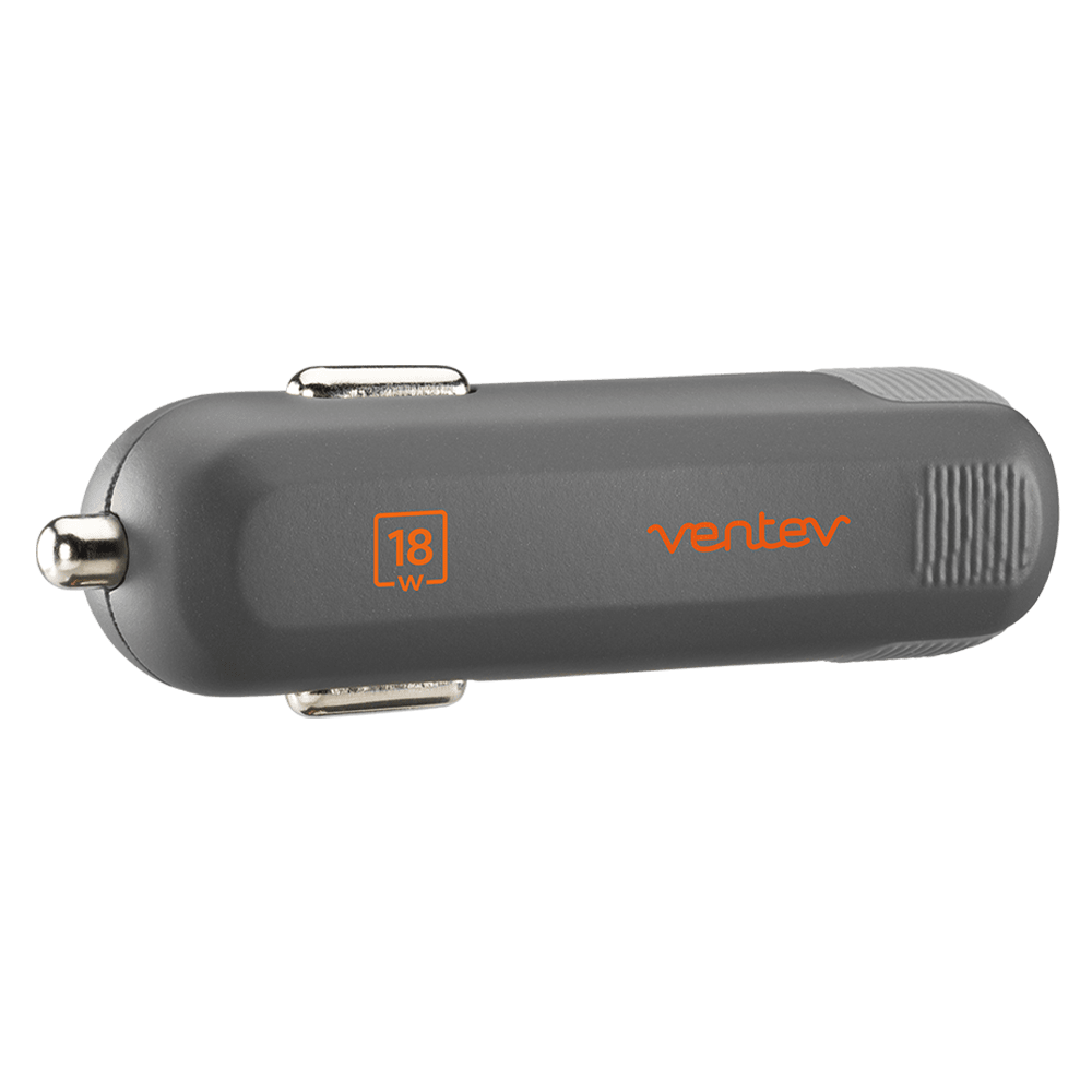 Ventev - Pd 18w Dashport Pd1180 Usb C Car Charger - Gray