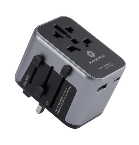 POWERPEAK INTERNATIONAL POWER ADAPTER, 1 USB TYPE C 18W PD P - image 1