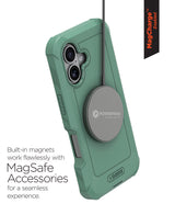 xBase iPhone 17 - Boulder MagSafe Heavy-Duty Co-Molded Rugged Protective Case - Green - image 3