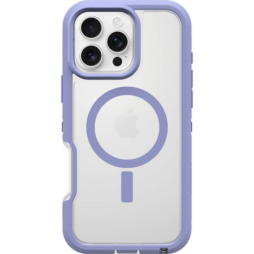 Otterbox - Defender Pro Xt Clear Magsafe Case For Apple Iphone 16 Pro Max - Lavender Haze