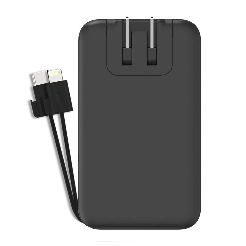 Mycharge - Powerhub Plus Portable Power Bank 6,000 Mah - Black