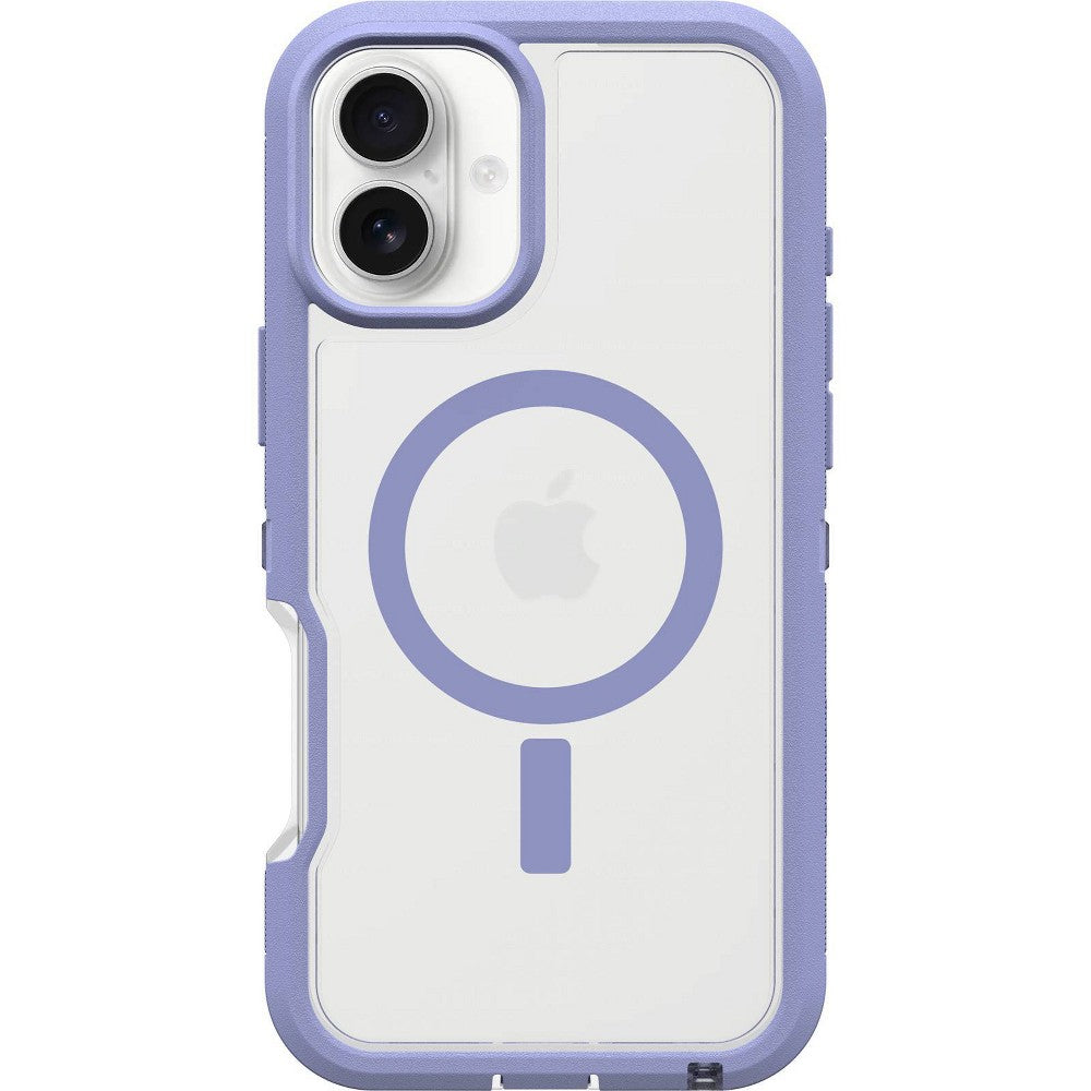 Otterbox - Defender Pro Xt Clear Magsafe Case For Apple Iphone 16 Plus - Lavender Haze