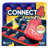 Hasbro Gaming Connect 4 Frenzy disc-bouncing party game, front of box