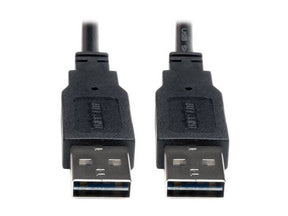 Eaton Tripp Lite UR020-010 10ft reversible USB 2.0 A to A cable