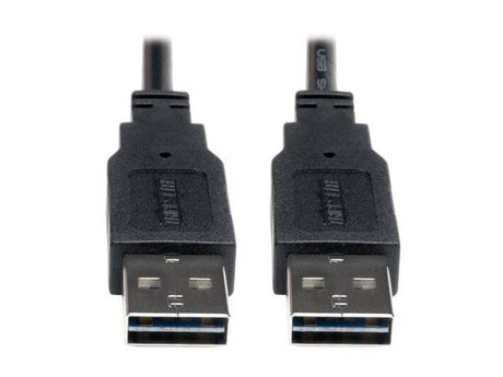 Eaton Tripp Lite UR020-010 10ft reversible USB 2.0 A to A cable
