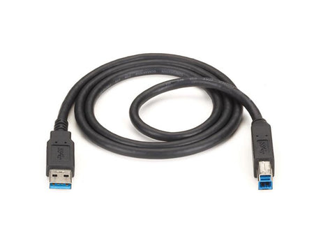 Black Box USB30-0006-MM USB 3.0 Type-A to Type-B cable, 6 ft, black