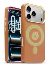 xBase iPhone 17 Pro Max - Leather MagSafe Compatible Case - Brown - image 2