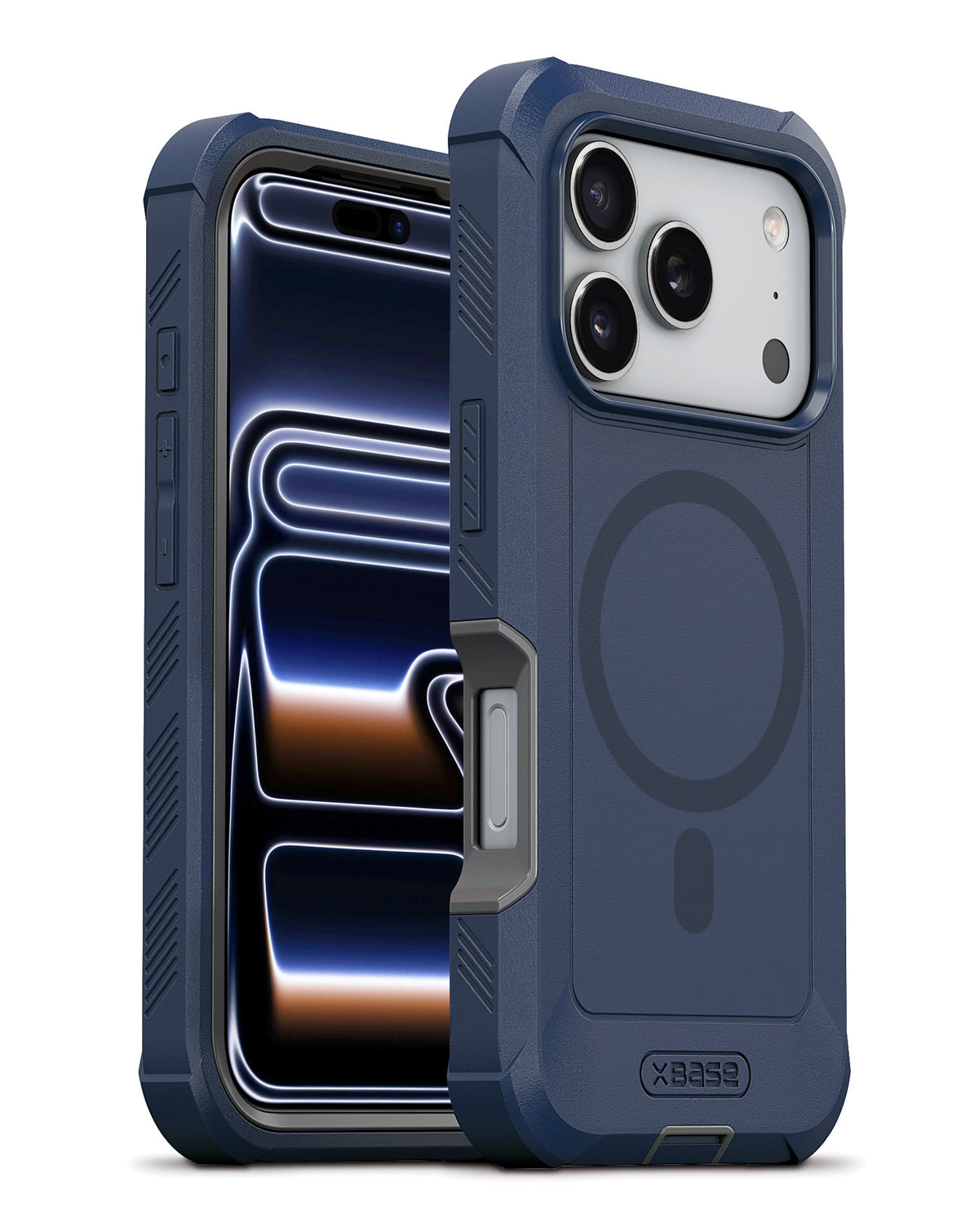 xBase Boulder MagSafe Rugged Case for iPhone 18 Pro / 17 Pro - Blue