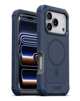 xBase Boulder MagSafe Rugged Case for iPhone 18 Pro / 17 Pro - Blue