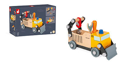 Janod Brico'kids Take-Apart Construction Truck – Ages 3+