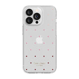 KATE SPADE - HARDSHELL CASE FOR APPLE IPHONE 13 PRO - PIN DOT Ombre/Pink/Clear