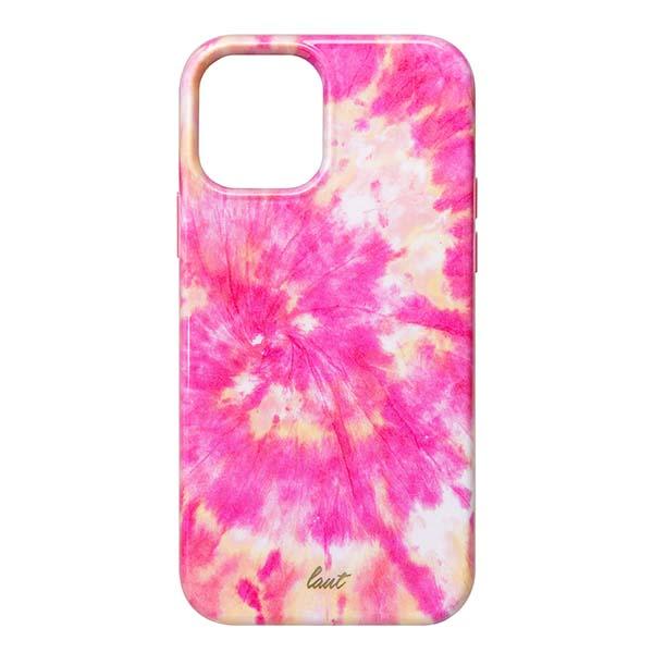 APPLE IPHONE 12/12 PRO LAUT HUEX TIE DYE CASE - HOT PINK