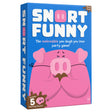 Snort funny party card game by Lelo Games, 3D view of box