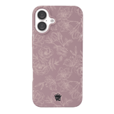 Velvet Caviar - Magsafe Case For Apple Iphone 16 Plus - Dusty Rose Chrome Floral