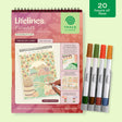 Lifelines FlowArt Trace-by-Line Fall Harvest art pad - cover