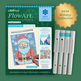 FlowArt Dot-by-Letter The North Pole activity pad by Lifelines, 2026 Holiday Collection - image 1