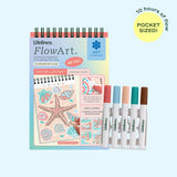 FlowArt Mini Coastal Calm Dot-by-Letter activity pad by Lifelines - image 1