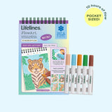FlowArt Mini Into the Wild Dot-by-Letter activity pad by Lifelines - image 1