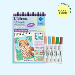 FlowArt Mini Into the Wild Dot-by-Letter activity pad by Lifelines - image 1