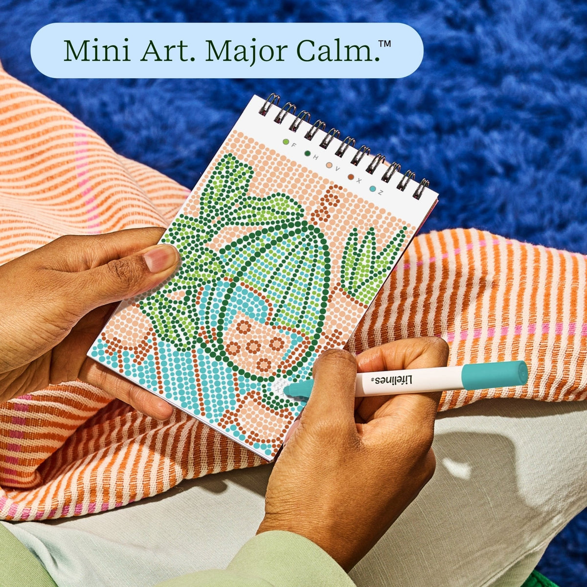 FlowArt Mini Plant Paradise Dot-by-Letter activity pad by Lifelines - image 3