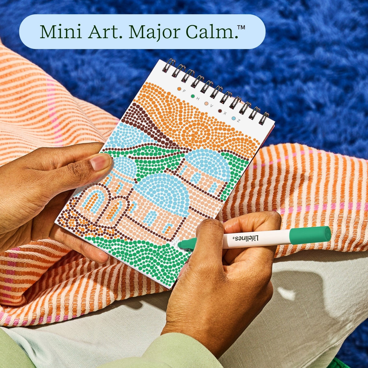 FlowArt Mini Postcard Places Dot-by-Letter activity pad by Lifelines - image 3