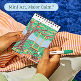 FlowArt Mini Small Town Serenity Dot-by-Letter activity pad by Lifelines - image 3