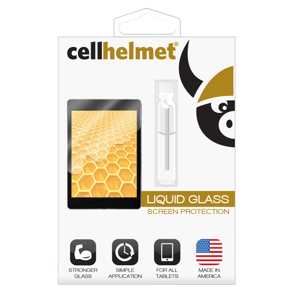 Cellhelmet - Liquid Glass Screen Protection For Tablets - Clear