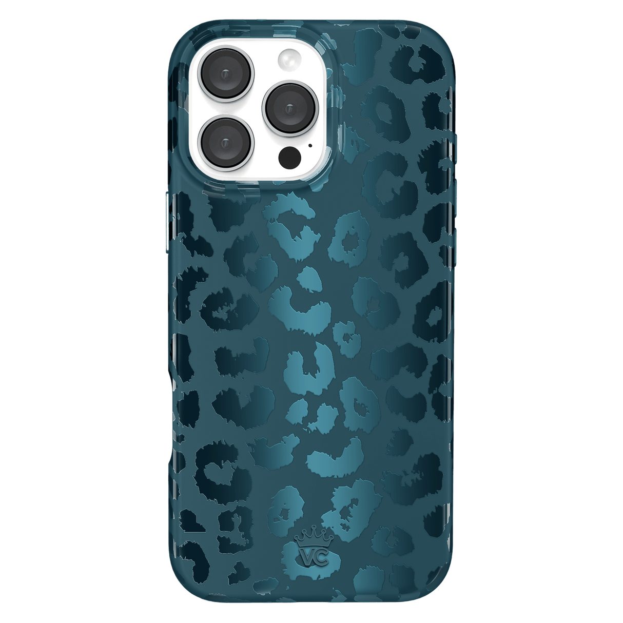 Velvet Caviar - Magsafe Case For Apple Iphone 16 Pro Max - Metallic Navy Leopard